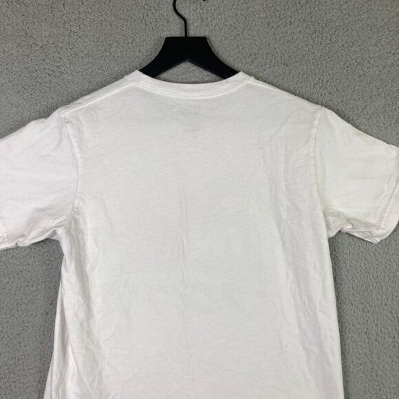 Disney‎ Uniqlo Mickey Mouse Shirt Mens Small Tee Beach Tropical White Short Top - Picture 9 of 9